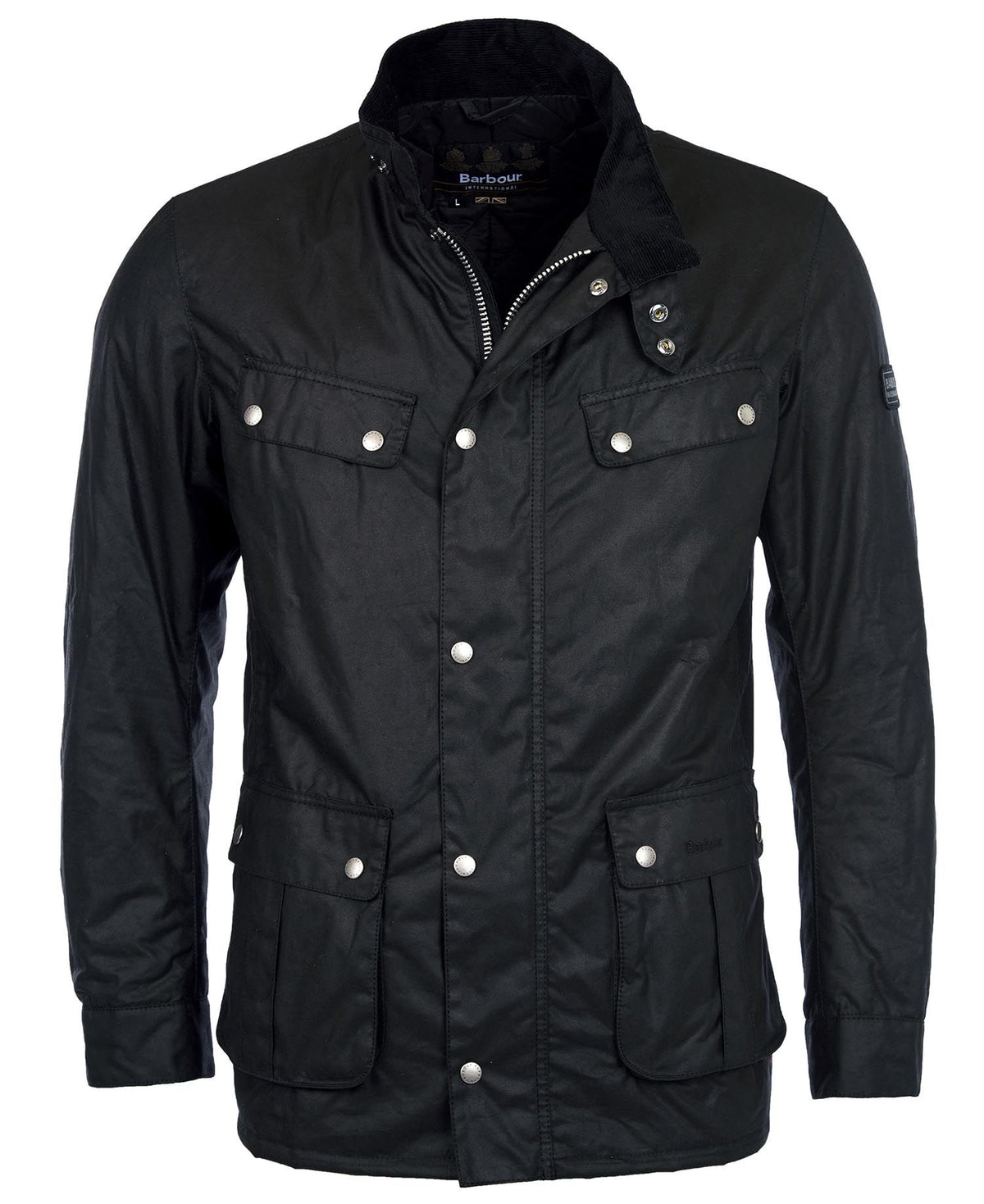 Barbour International Duke Wax Jacket - BLACK