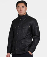 Barbour International Duke Wax Jacket - BLACK