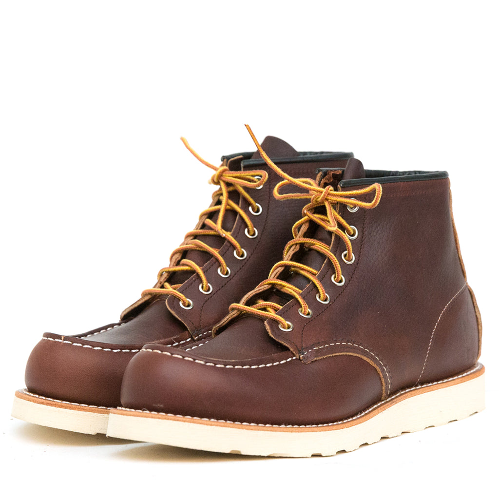 Red Wing Men leather boots  - Moc Toe 8138 (brown)