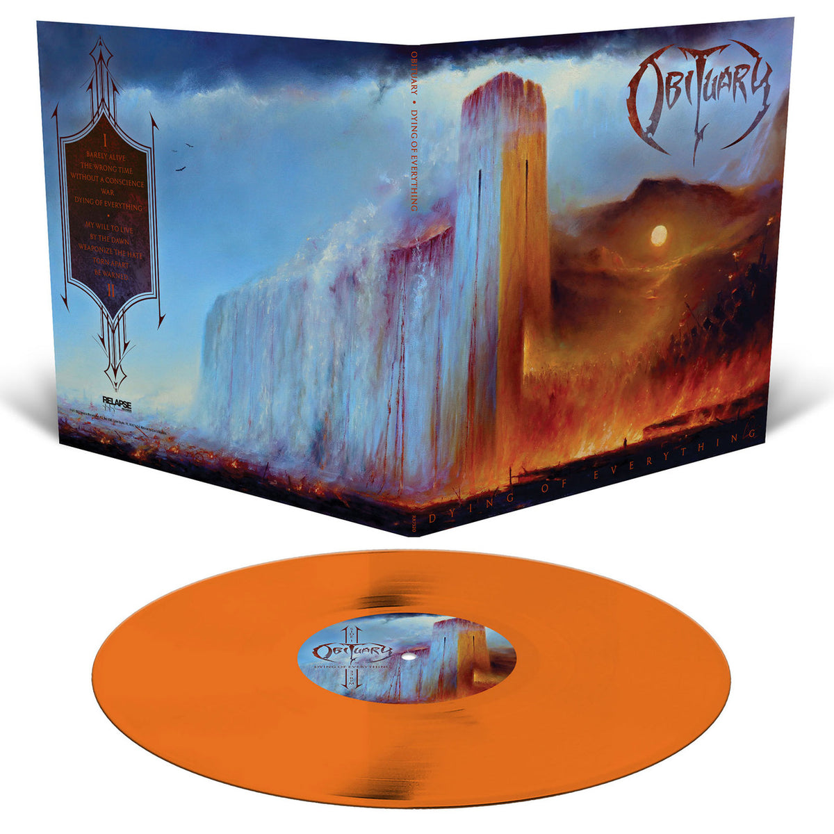 OBITUARY - DYING OF EVERYTHING (coloured Orange Krush Vinyl)
