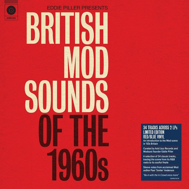 V/A - EDDIE PILLER presents BRITISH MOD SOUNDS OF THE 1960s (limited coloured)