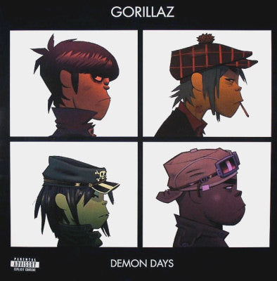GORILLAZ - DEMON DAYS (Limited Indie only green, purple, and red vinyl) (pre-order 04/12/2026)