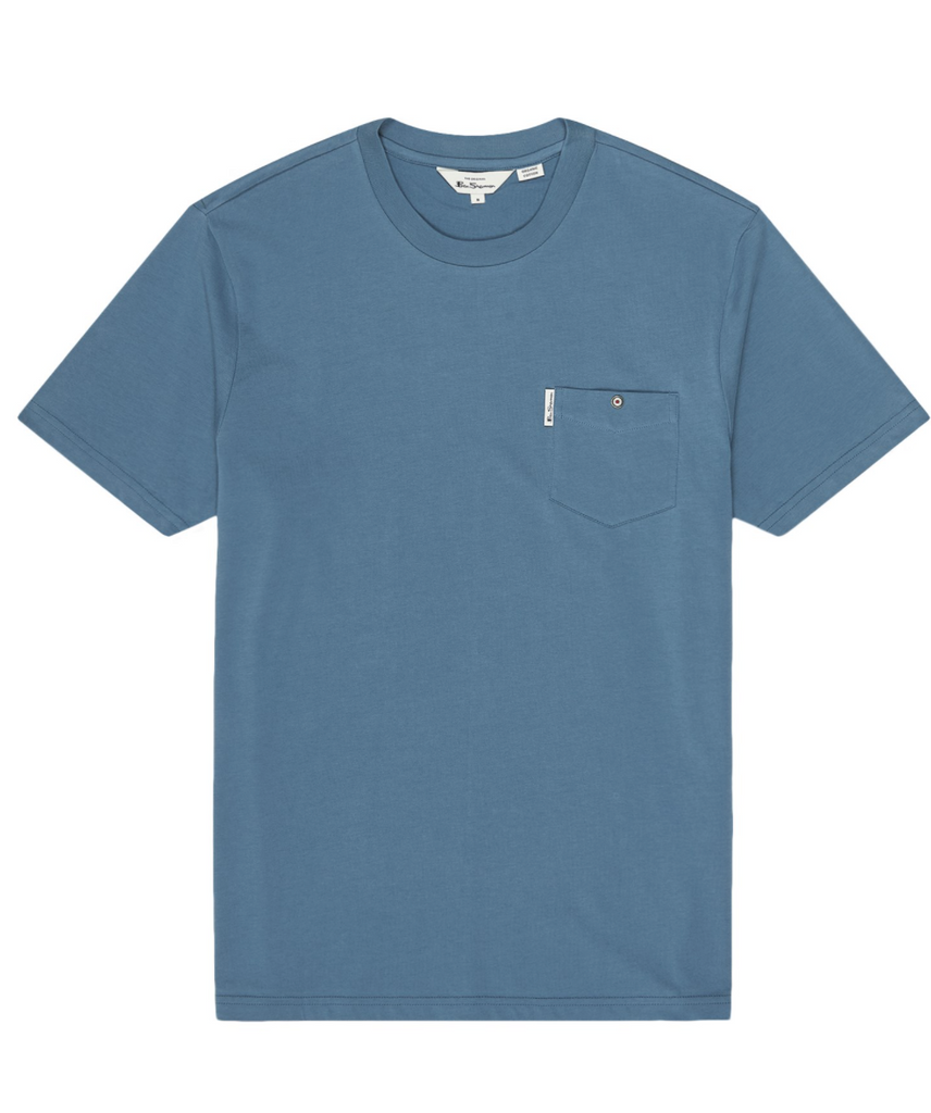 Ben Sherman pocket T-Shirt - Wedgewood blue