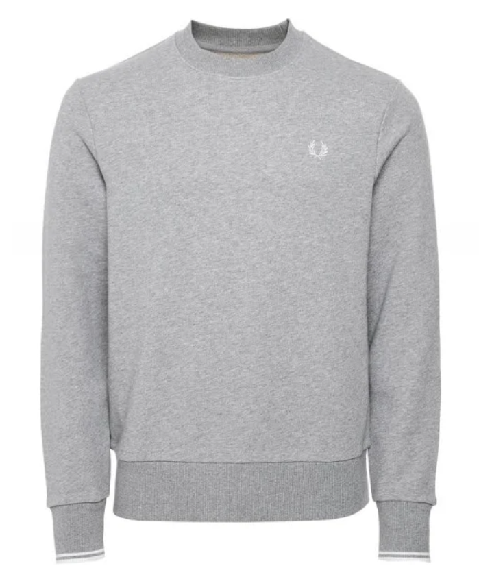 Fred Perry Crew Neck Sweatshirt - Steel Marl – My Generation