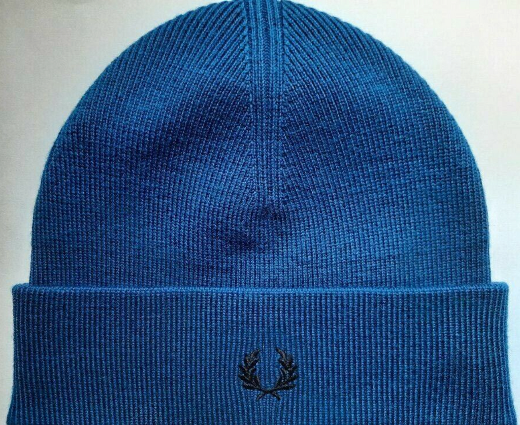 Fred Perry Roll up beanie - Blue
