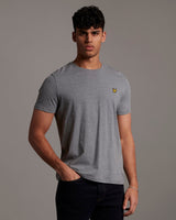 Lyle & Scott Crew Neck T-Shirt - Mid grey marl