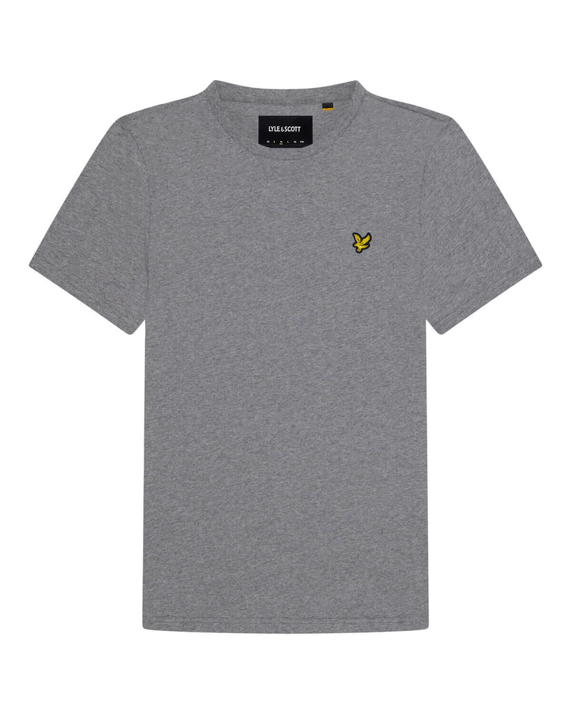 Lyle & Scott Crew Neck T-Shirt - Mid grey marl