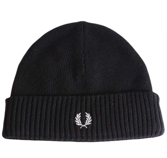 Fred Perry Roll up beanie - Black