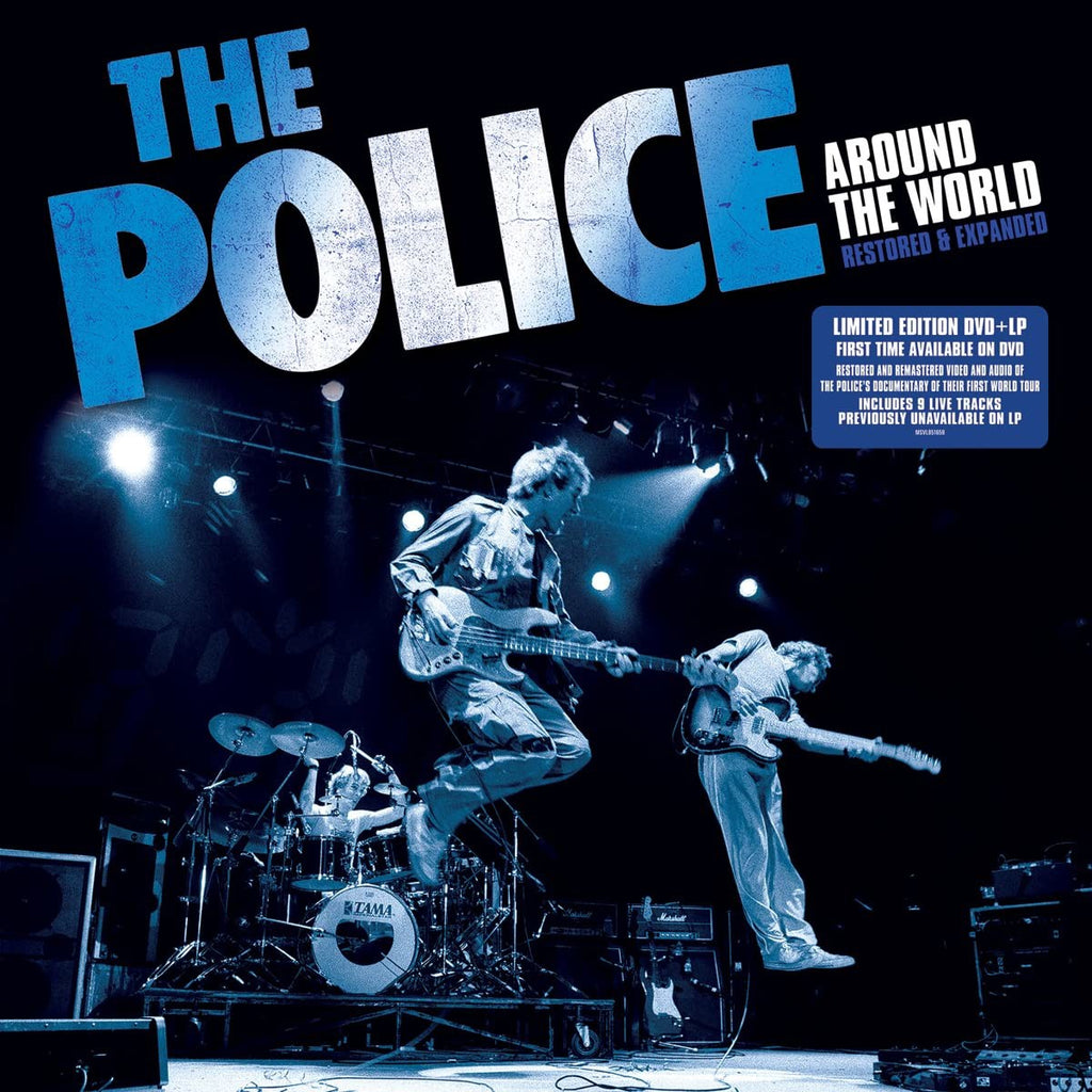 THE POLICE - AROUND THE WORLD (LIVE 1980-81) (transparent blue)