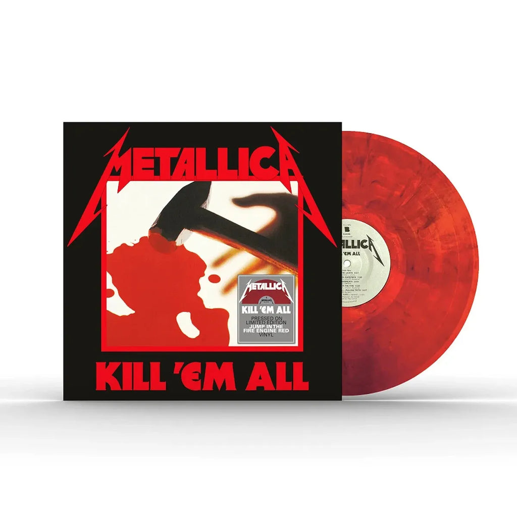 METALLICA - KILL 'EM ALL (engine red coloured vinyl)