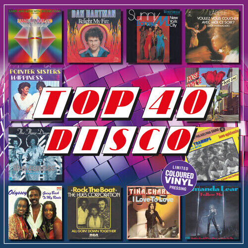 V/A - TOP 40 - DISCO -COLOURED-