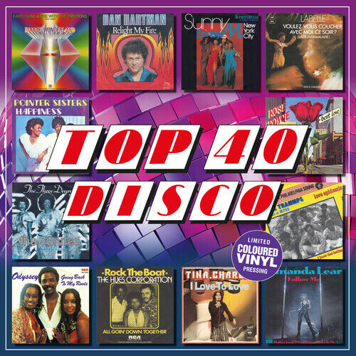 V/A - TOP 40 - DISCO -COLOURED-