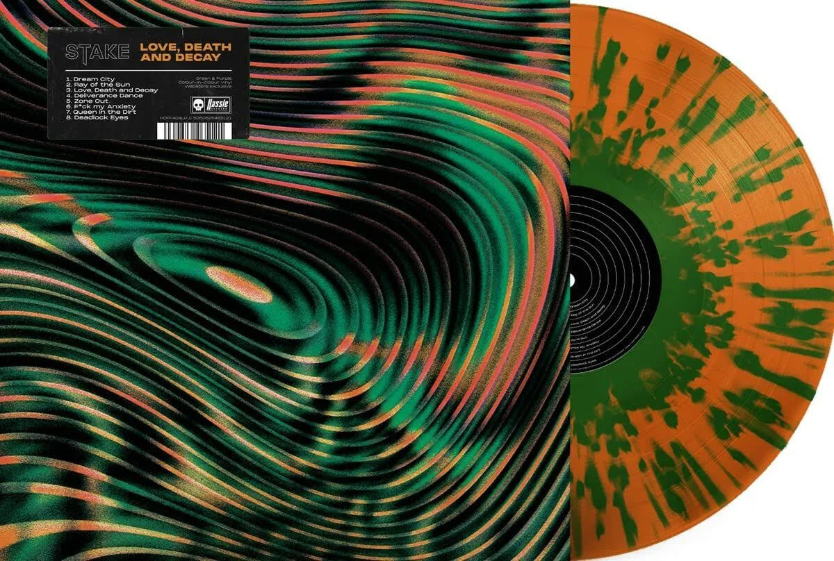 STAKE - LOVE, DEATH AND DECAY (Decay / Orange / Green Splatter Vinyl)