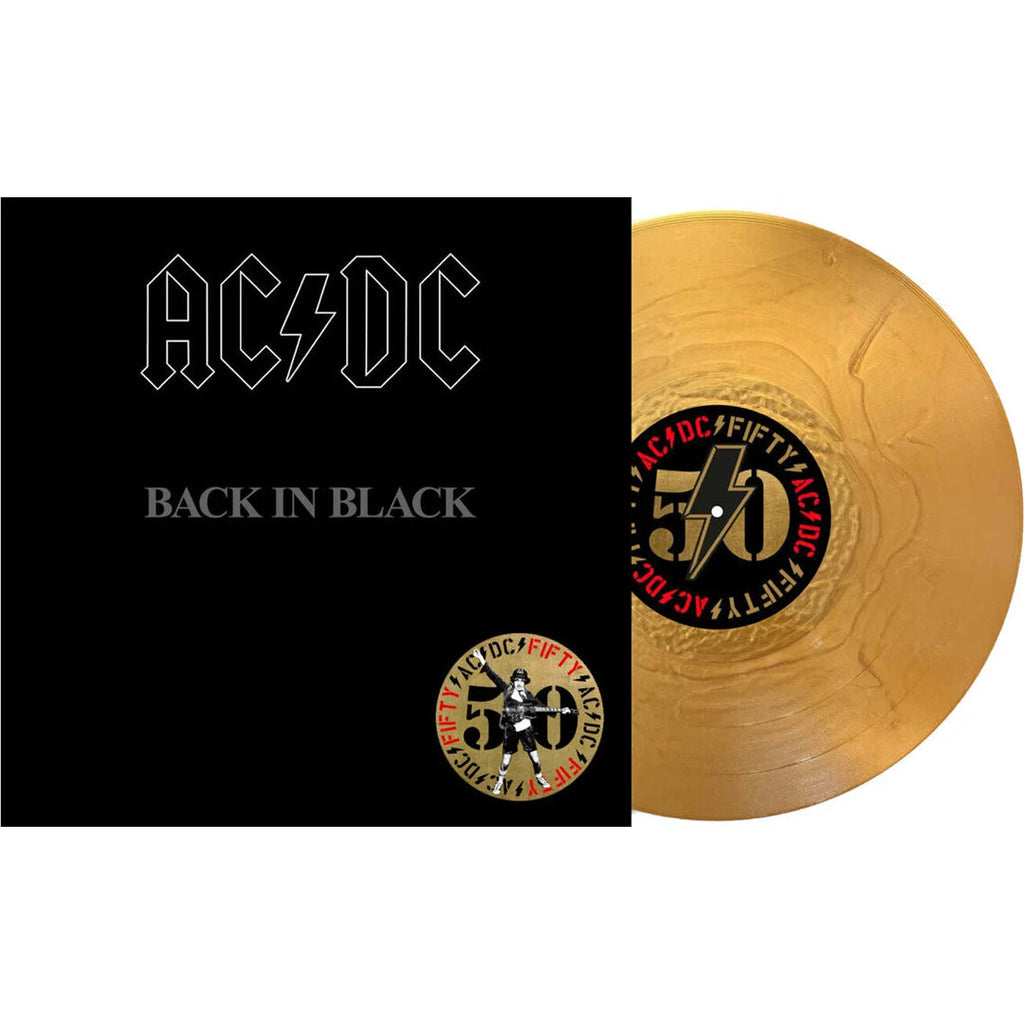AC/DC - BACK IN BLACK (50th anniv Gold metallic)