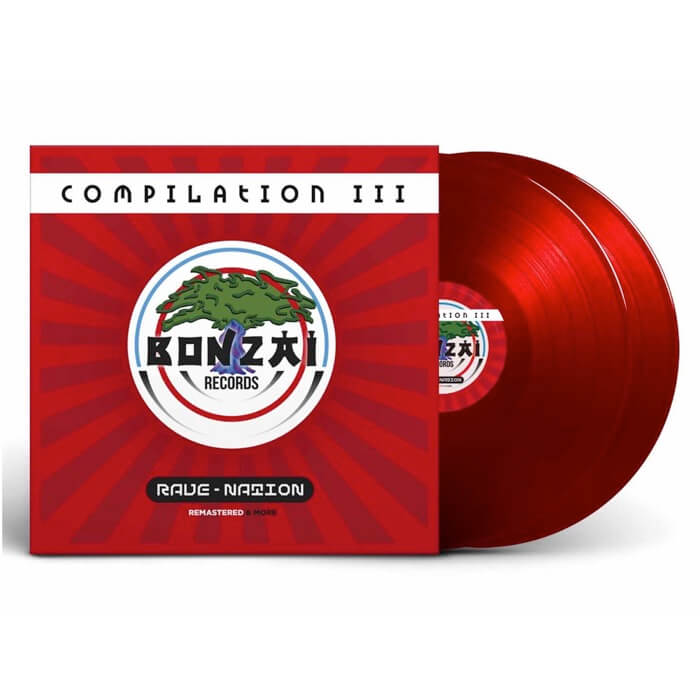 V/A - BONZAI COMPILATION III - RAVE NATION (Red Vinyl version)